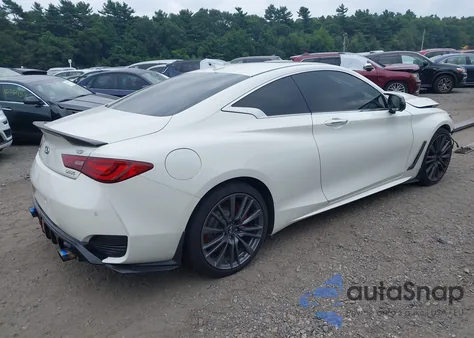 2017 Infiniti Q60 3.0T Red Sport 400 из США, поврежденный, VIN JN1FV7EL4HM701834